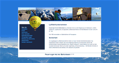 Desktop Screenshot of feuervogel-ballonfahrten.de