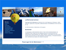Tablet Screenshot of feuervogel-ballonfahrten.de